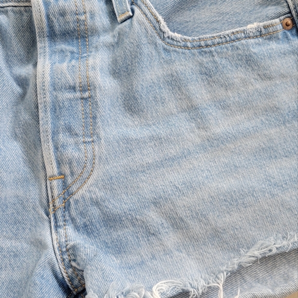 Levis Shorts Size 27 Jean Shorts 14in Waist - Picture 3 of 8